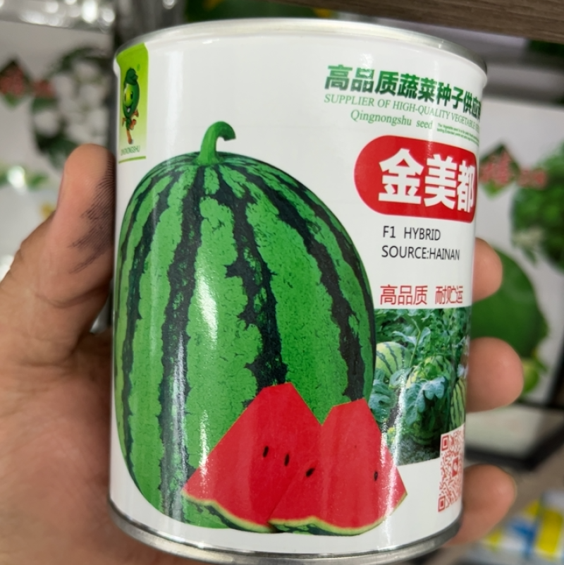 宁波金美都西瓜冰糖麒麟早佳大红瓤品质好瓜型均匀甜度高