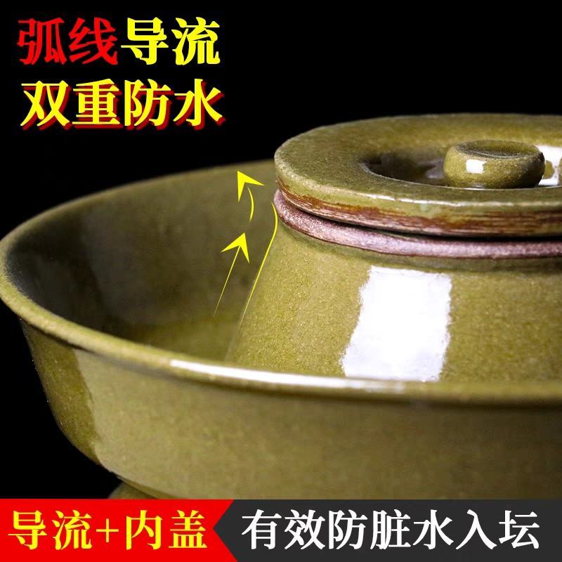 四川泡菜坛子陶瓷土陶小号家用老式酸菜坛子大号腌菜罐咸菜罐