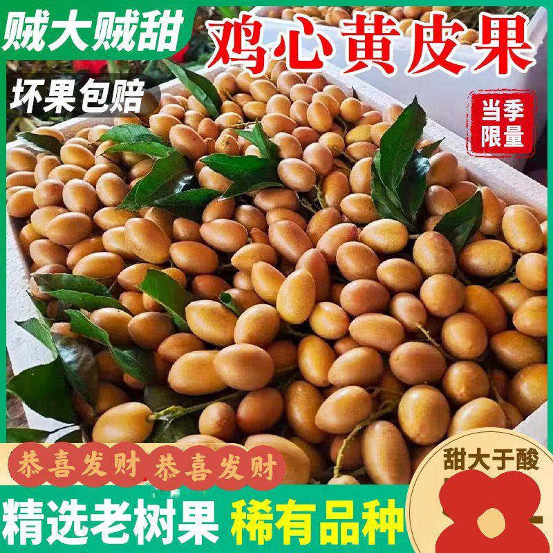 爆品《鸡心黄皮果》产地直采，大量供电商市场，工厂量大从优