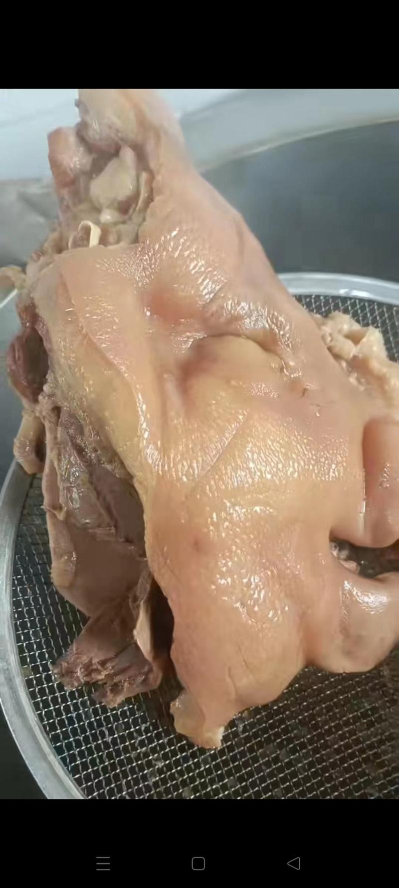 半熟的猪头肉