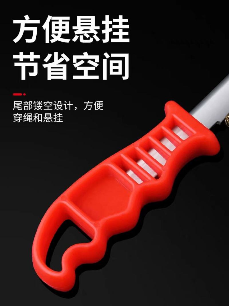 钢丝刷带柄刀刷不锈钢丝刀刷镀铜丝刷除锈塑料柄烧烤铁刷子清