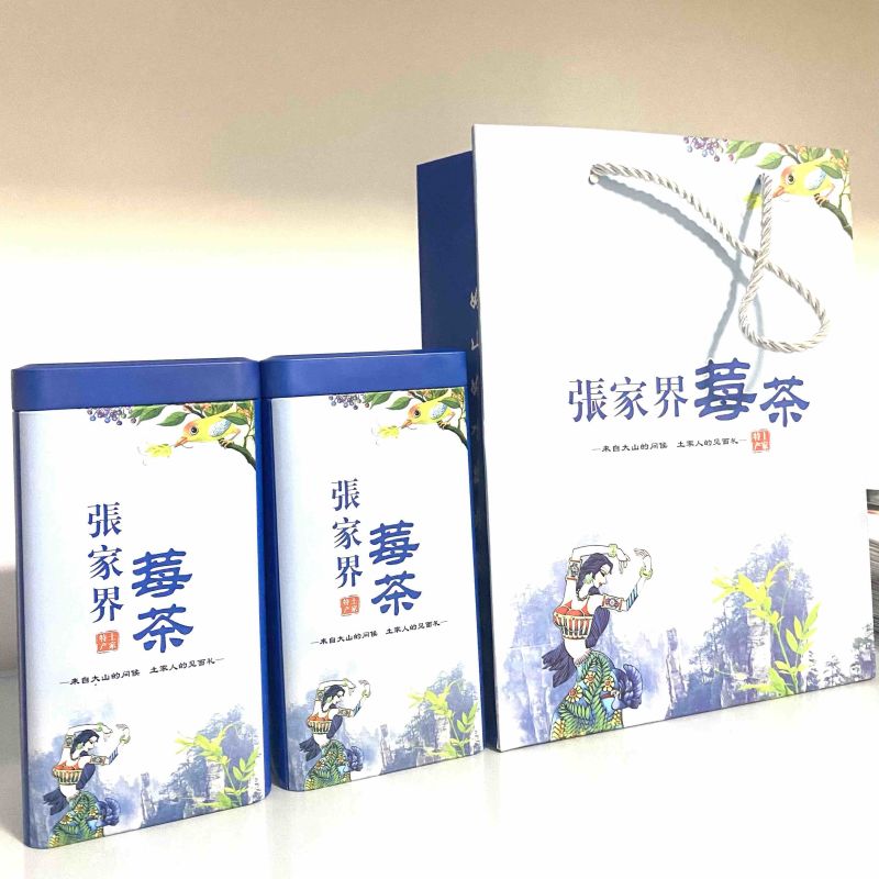张家界莓茶芽尖莓茶（90克/罐）
