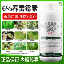 6%春雷霉素果树正品杀菌剂叶斑病稻瘟病溃疡病角斑病流胶病