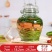 泡菜坛子带内盖玻璃罐密封酸菜缸腌咸菜无铅家用储物罐老式玻