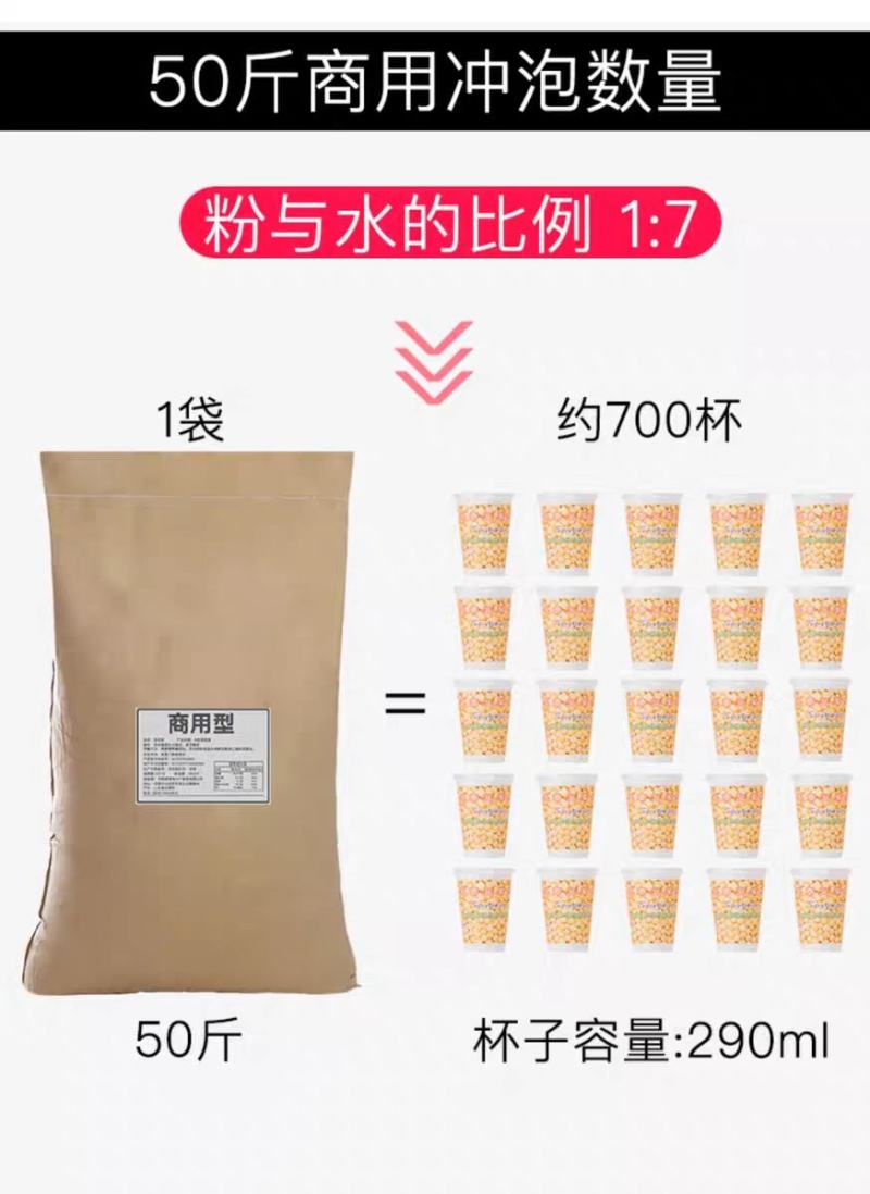 豆浆粉早餐商用冲饮速溶原味黄豆粉豆奶粉纯豆浆早餐店用大袋