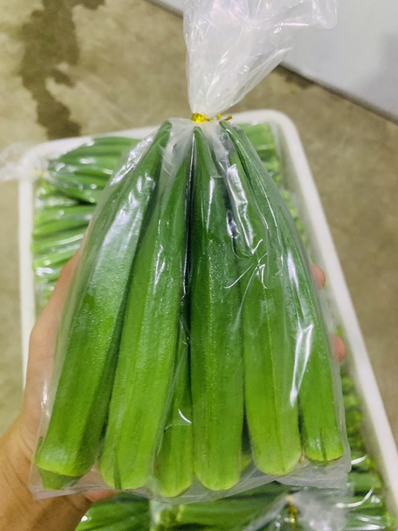 秋葵小包装0.6斤一包整箱24包