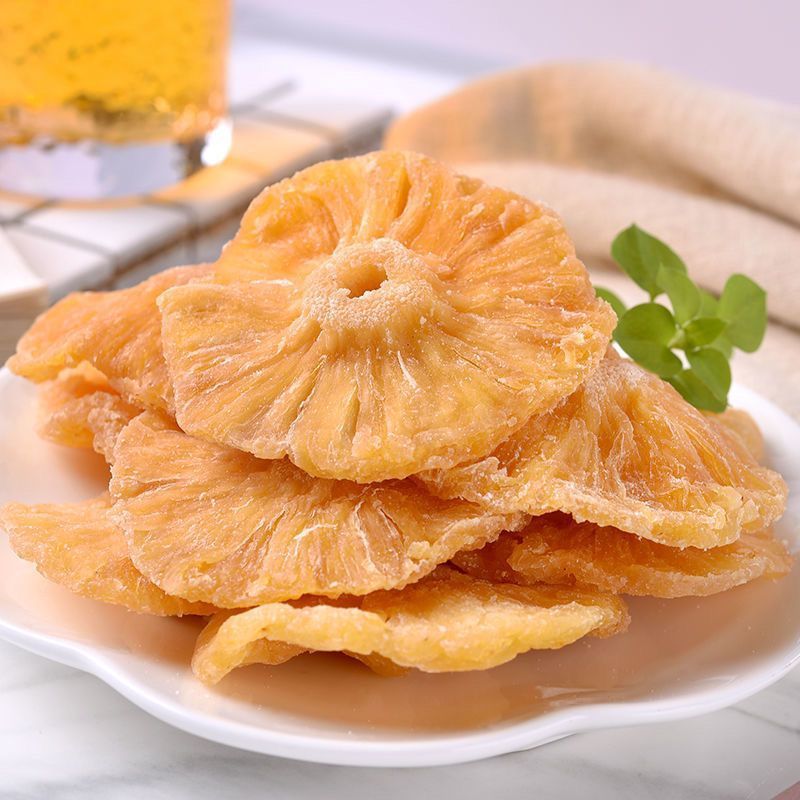 500g菠萝干蜜饯果脯干果网红办公室休闲小零食菠萝干