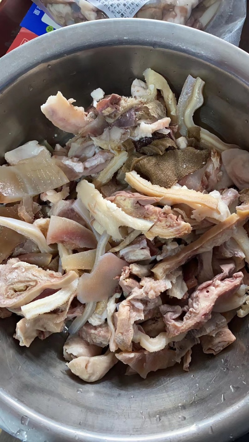 飞水牛杂批发牛肚牛肠牛心牛头肉自由搭配八成熟免洗免切商用