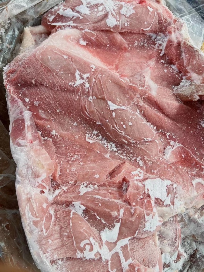 猪五花肉后五花前五花肉