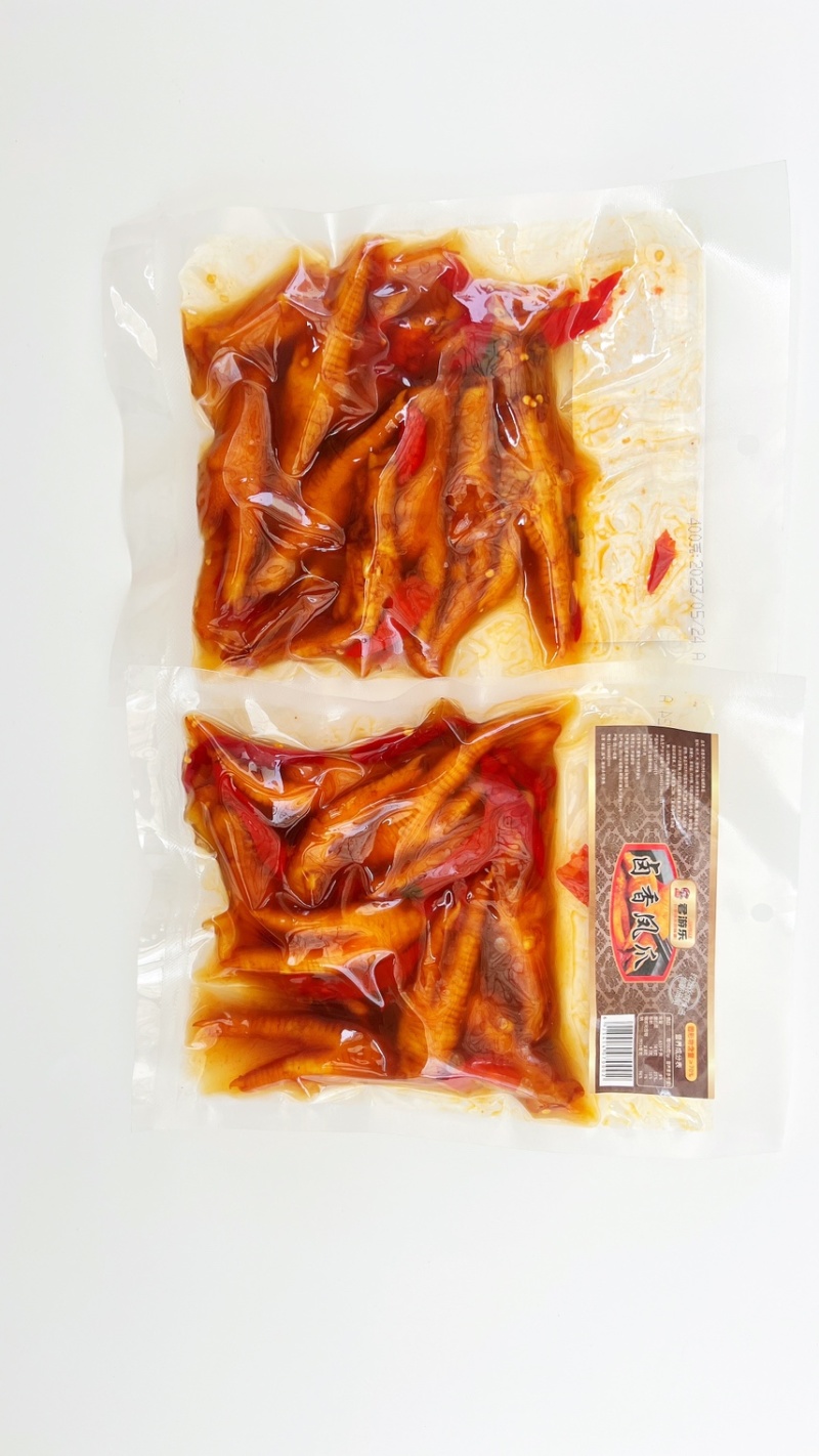 四川口味500g卤香凤爪卤味鸡爪五香凤爪另有5斤大包装