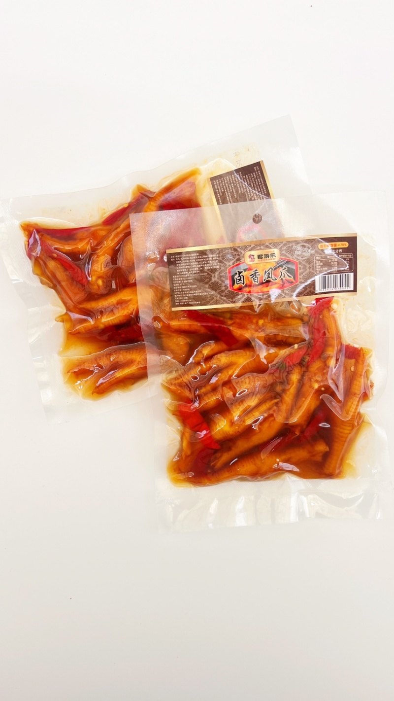 四川口味500g卤香凤爪卤味鸡爪五香凤爪另有5斤大包装