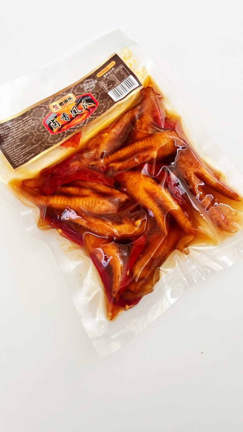 四川口味500g卤香凤爪卤味鸡爪五香凤爪另有5斤大包装