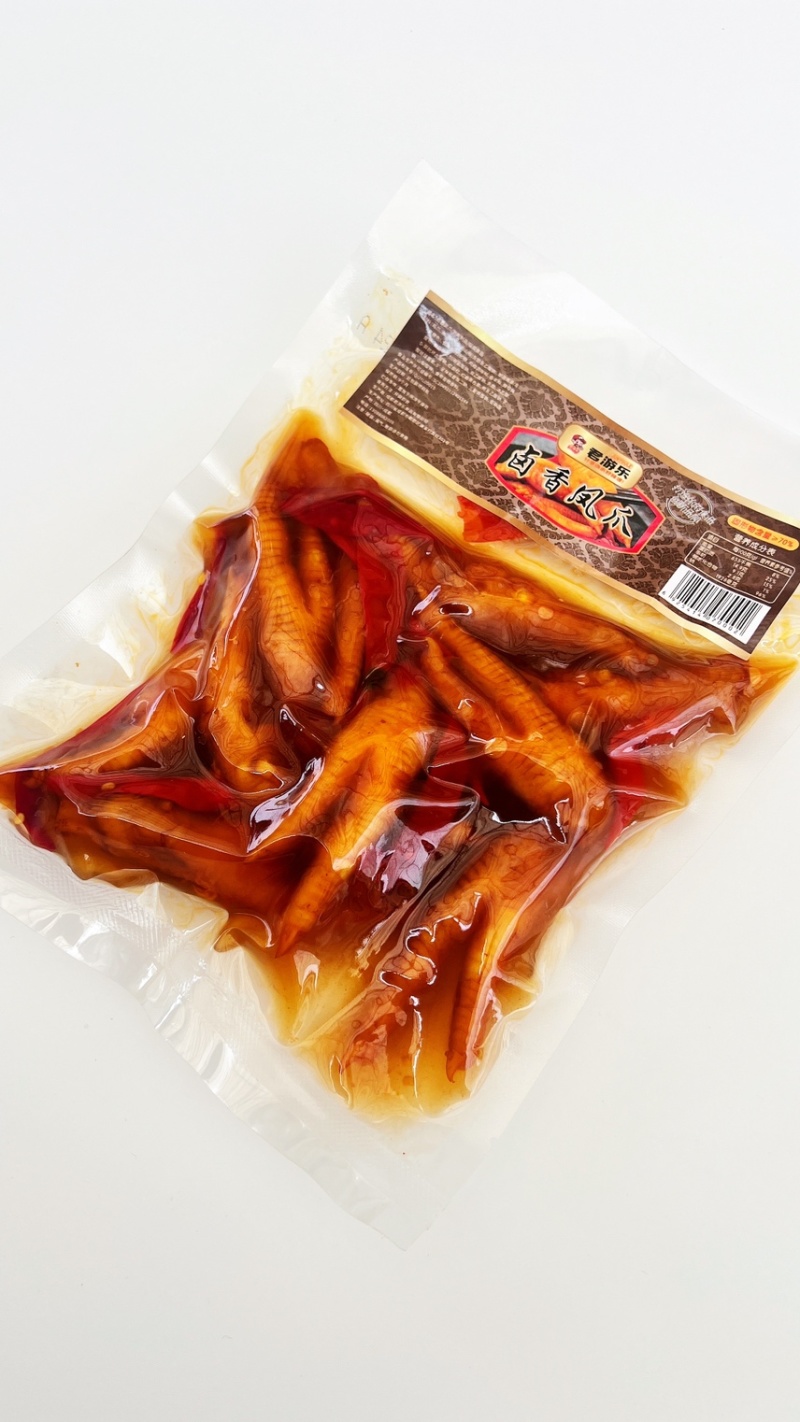 四川口味500g卤香凤爪卤味鸡爪五香凤爪另有5斤大包装