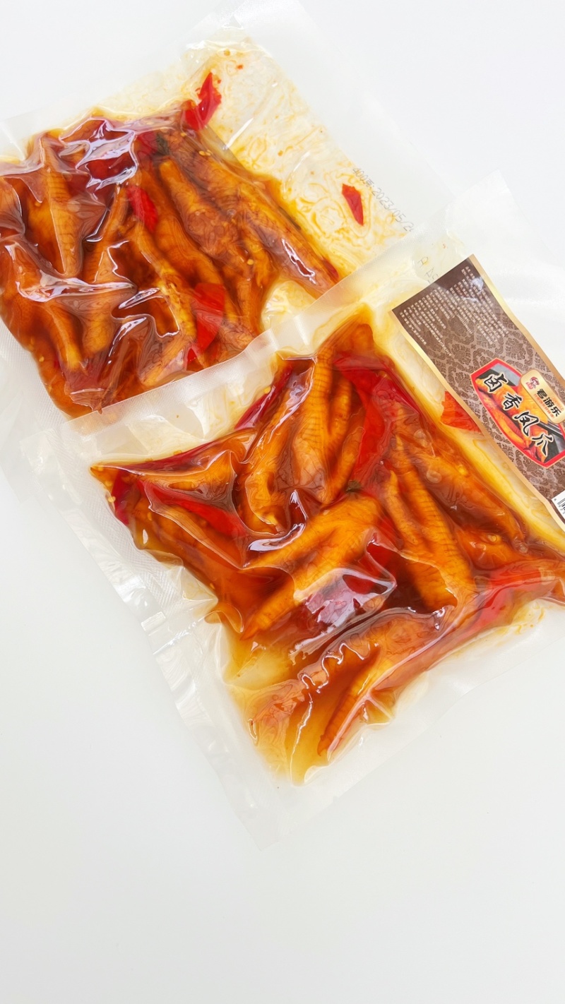 四川口味500g卤香凤爪卤味鸡爪五香凤爪另有5斤大包装