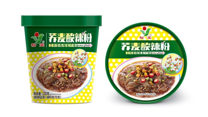 新品荞麦酸辣粉6桶/件工厂直发大量现货可贴牌
