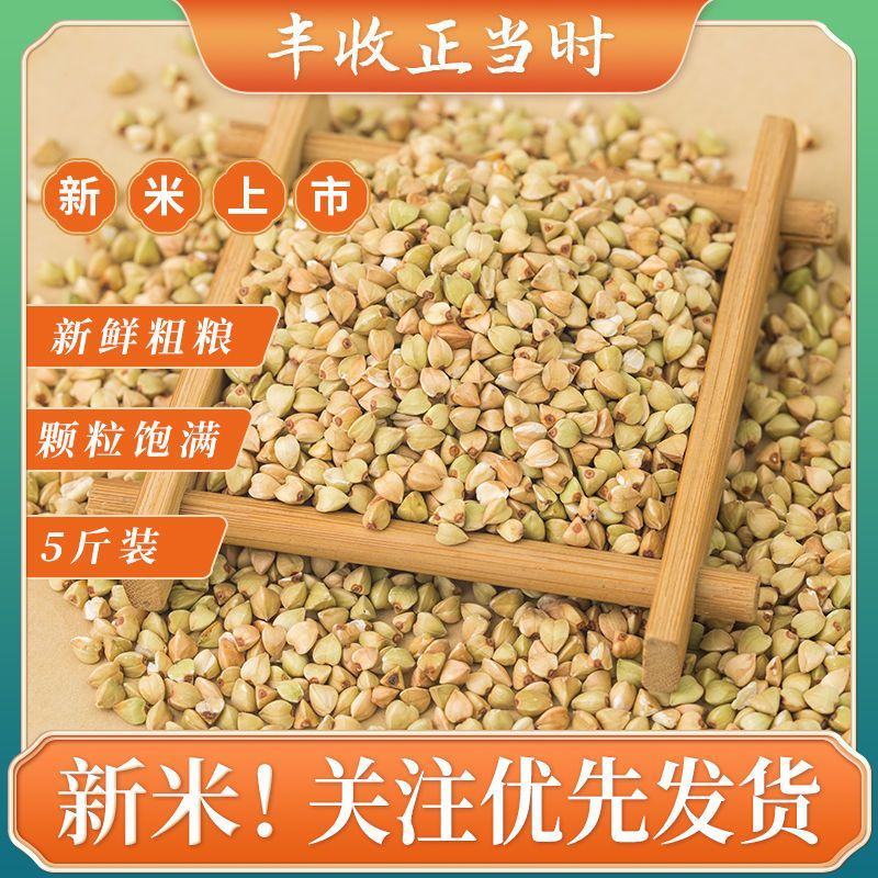 新荞麦米内蒙荞麦粒农家荞麦仁荞麦米批发三角米粗粮五谷杂粮