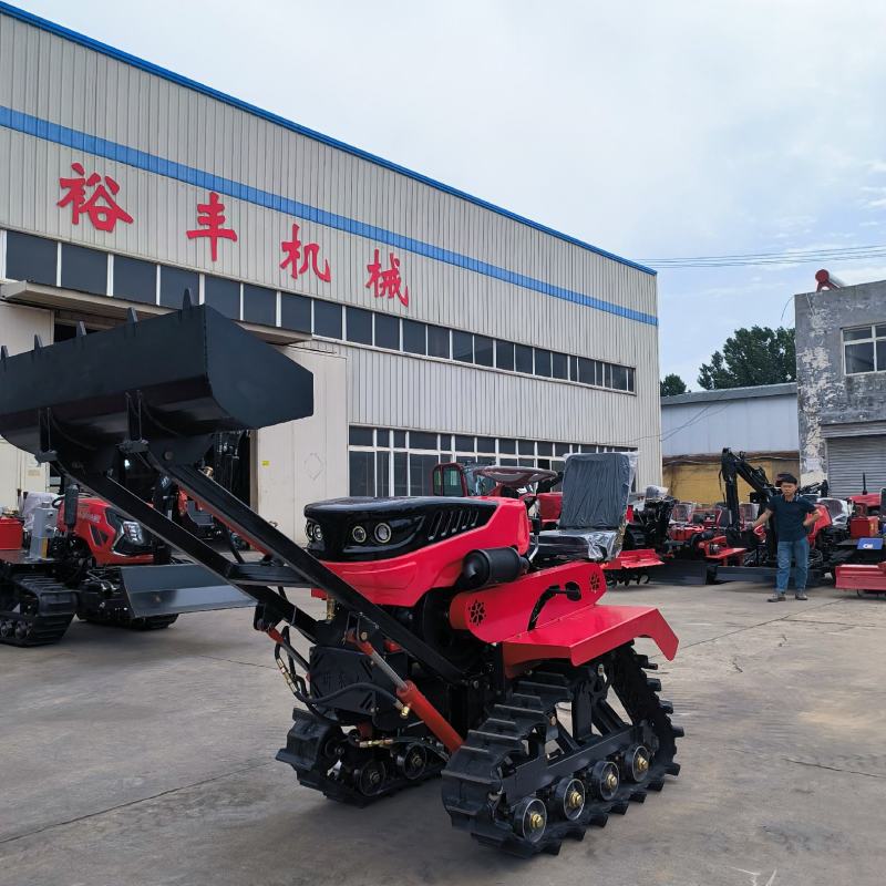水旱两用35马力旋耕机加装工程铲斗农用打田机耕地机
