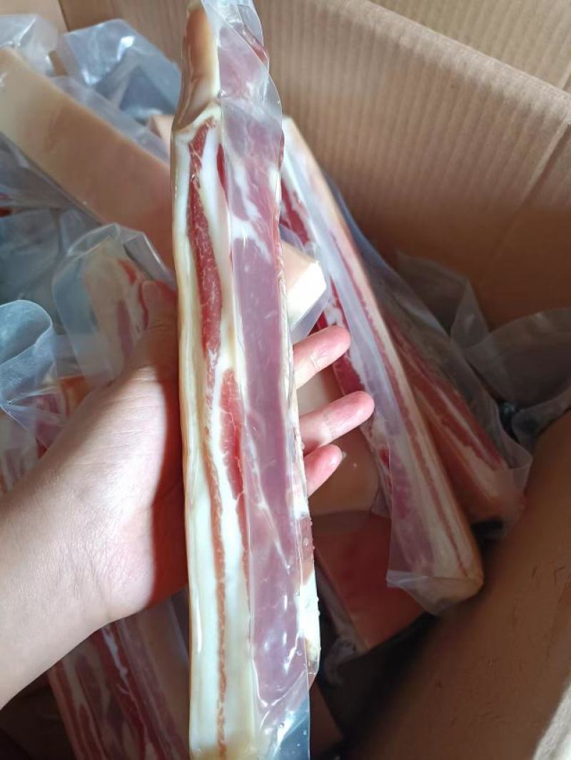 农家风干五花咸肉，五花腊肉，五花肉，散装袋装批发团购