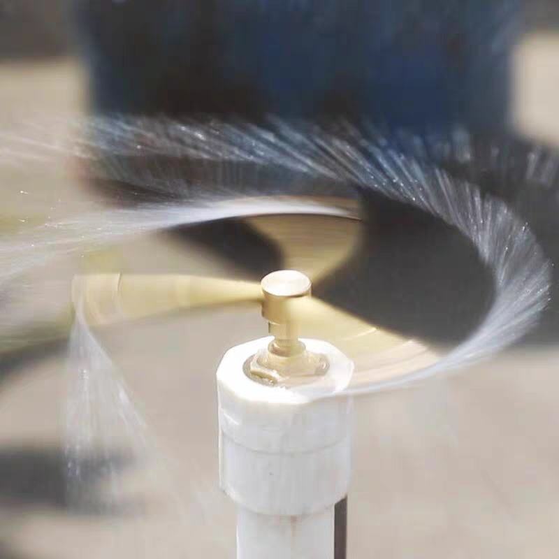 360度旋转喷水器绿化喷灌喷头4分三叉草坪园林雾化自动灌