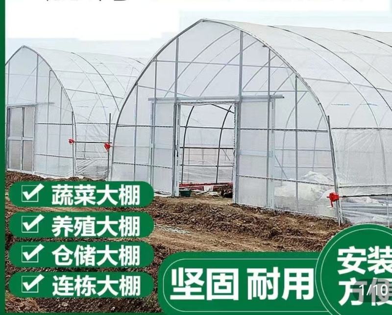 大棚钢管日光温室暖棚养殖棚种植棚，规格齐全可定制