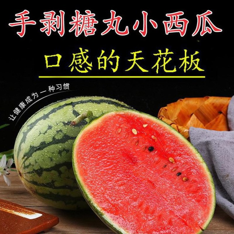 安徽早春红玉，精品2K小西瓜9成熟1茬，电商超市市场