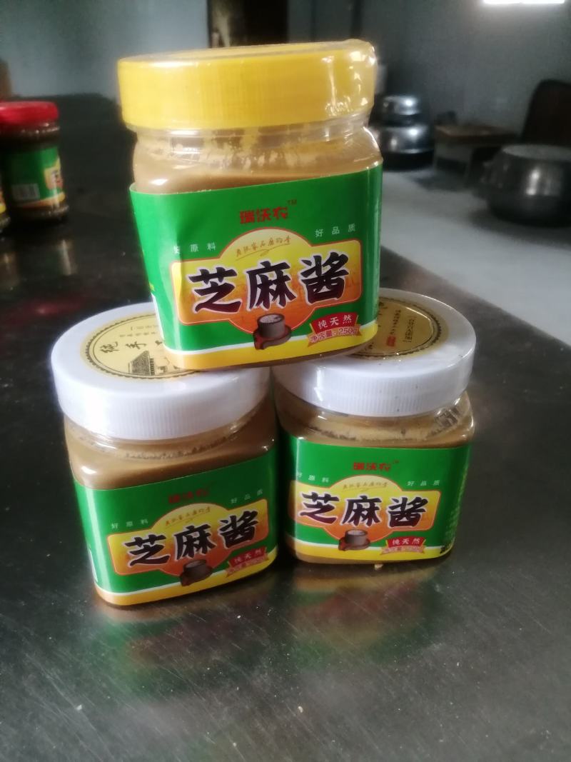 老张家芝麻酱口感浓郁香气四溢量大优惠可代加工