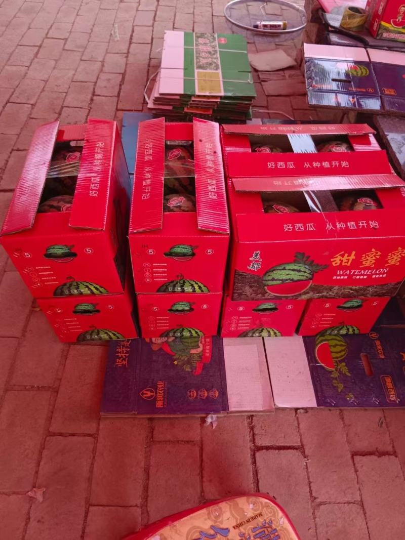 山西麒麟西瓜大量上市品质保证一手货源量大从优