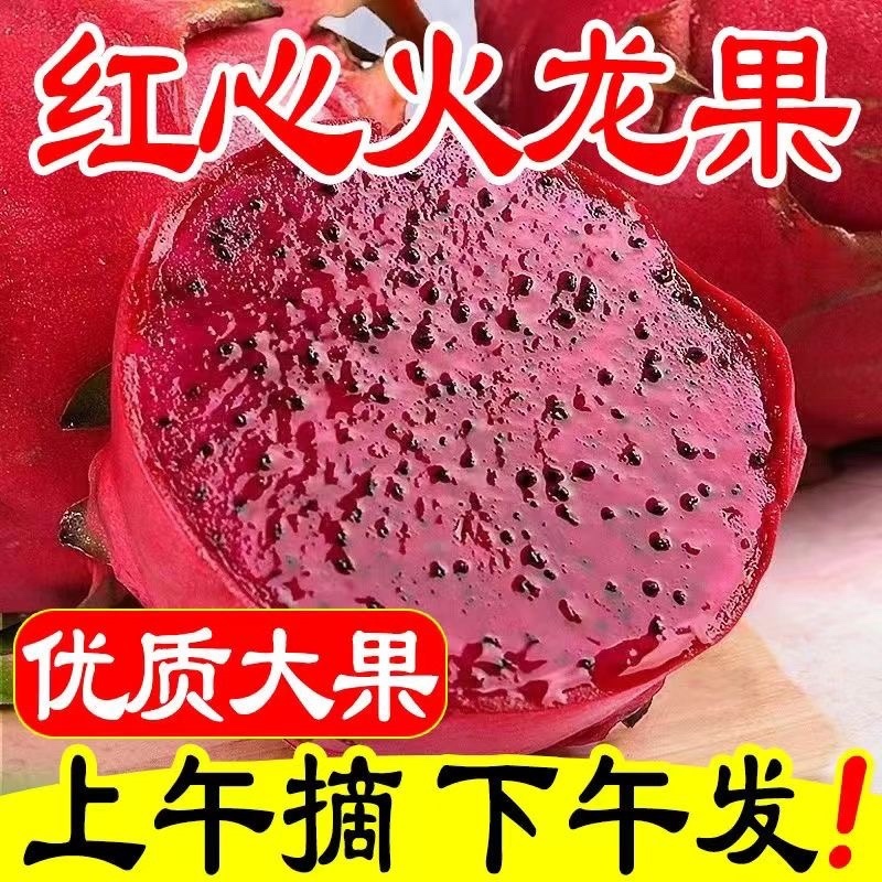 《红心火龙果一件代发》纯甜无酸，专业团队品质无忧