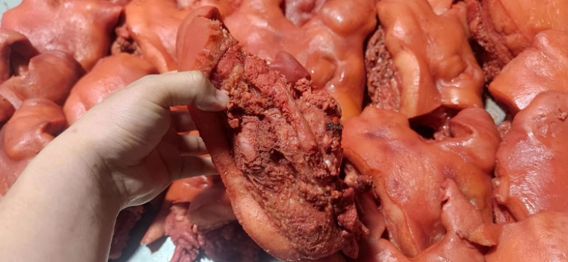 猪头整只新鲜猪头肉熟食真空开袋即食卤味卤肉猪脸下酒菜炒菜