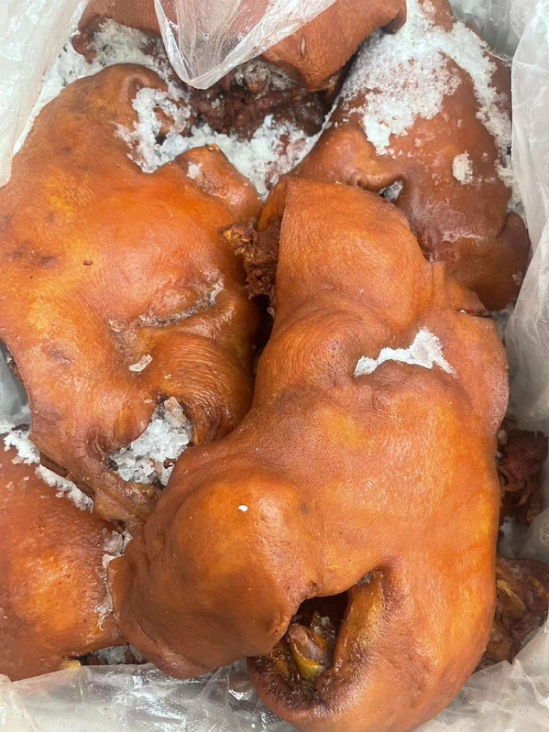 猪头整只新鲜猪头肉熟食真空开袋即食卤味卤肉猪脸下酒菜炒菜