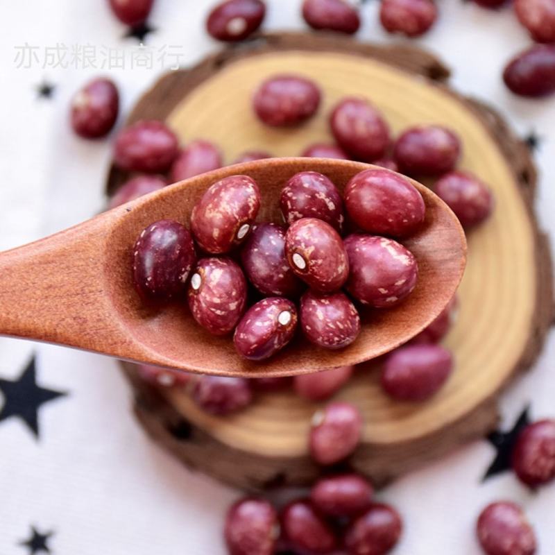 金丝豆批发展销会用花芸豆五谷杂粮豆类圆粒花芸豆