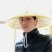 帽子男士斗笠帽子手工竹编遮阳大檐草帽女舞蹈魔术道具灯罩钓