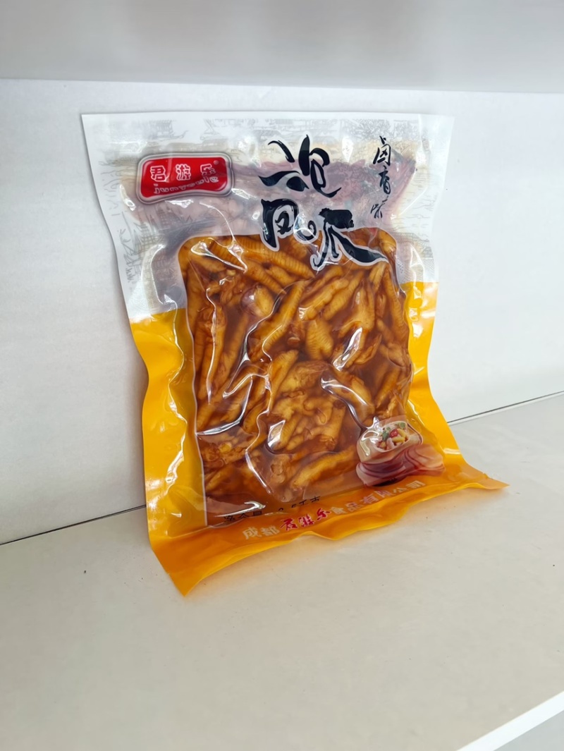 四川口味500g卤香凤爪卤味鸡爪五香凤爪另有5斤大包装