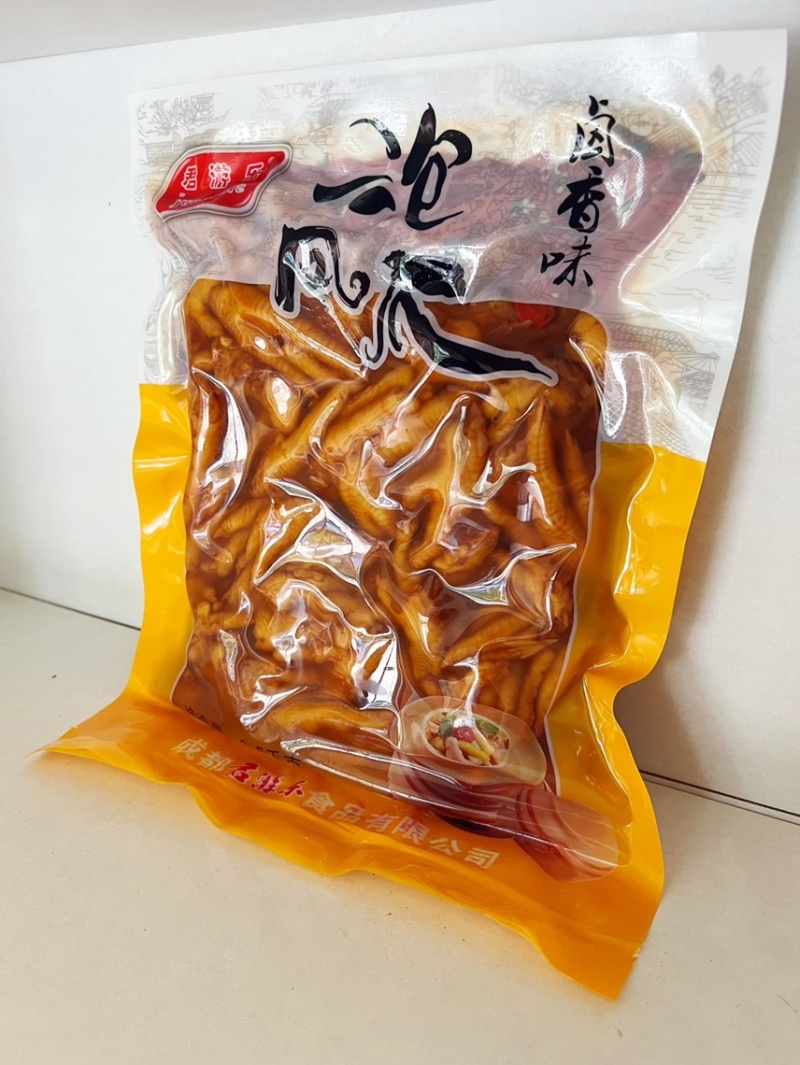 四川口味500g卤香凤爪卤味鸡爪五香凤爪另有5斤大包装