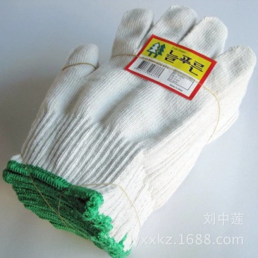 劳保手套厂批发棉纱线手套灯罩棉搬运挖土建筑劳保手部防护手