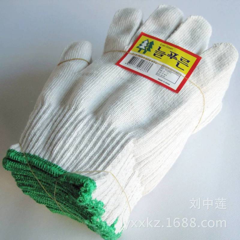 劳保手套厂批发棉纱线手套灯罩棉搬运挖土建筑劳保手部防护手