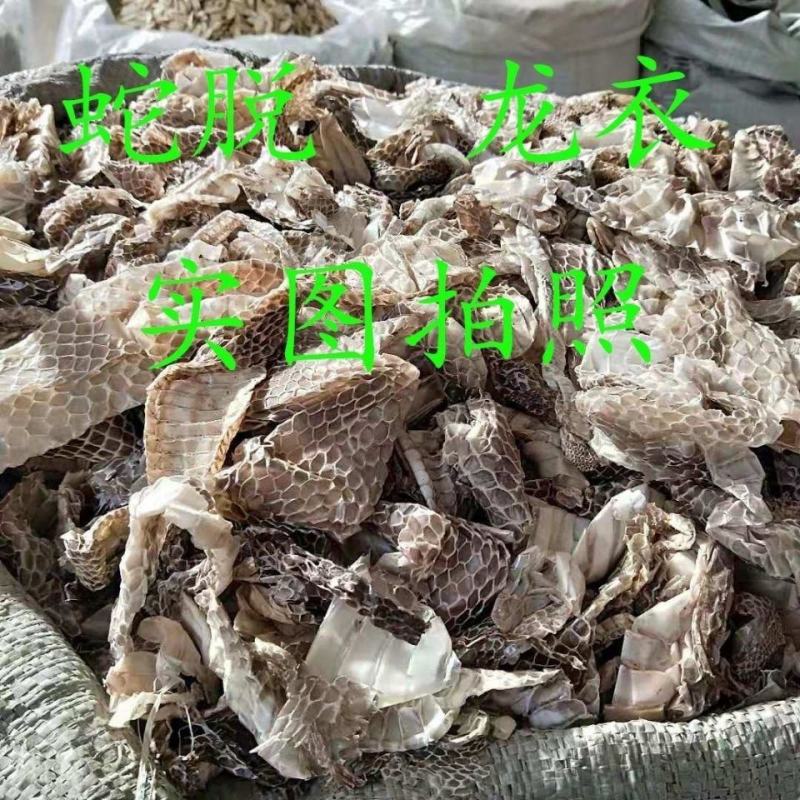 蛇皮中药材蛇蜕龙衣蛇皮长龙皮蛇壳蛇退5包邮野生蛇皮