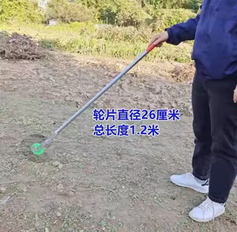 人力手持式压膜机湿地盖膜机蔬菜铺膜种蒜神器