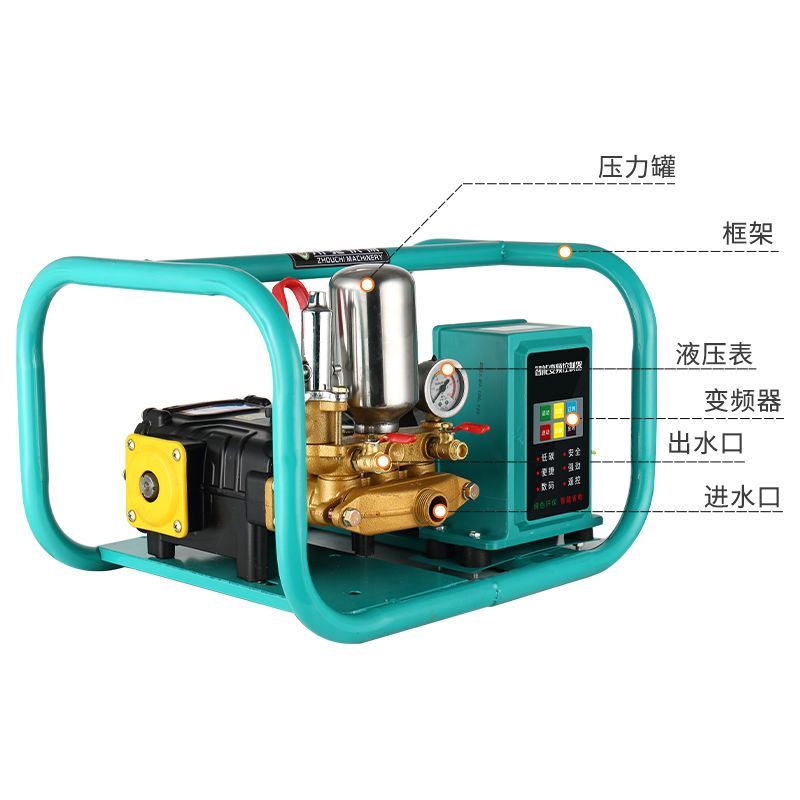 智能遥控高压电动新型打药机农用打药机喷雾器自动收排管喷雾
