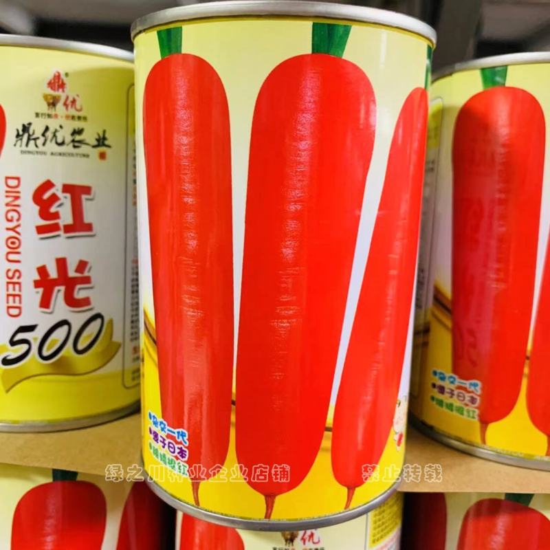 红光500杂交胡萝卜种子春秋两用红色胡萝卜种子秧矮根红