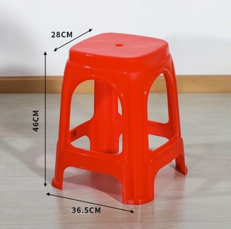 塑料凳子家用加厚成人餐桌椅子方凳圆凳板凳简约创意塑胶凳子