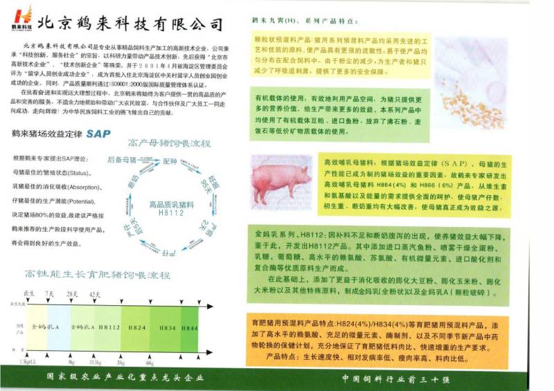 猪浓缩预混料教槽料