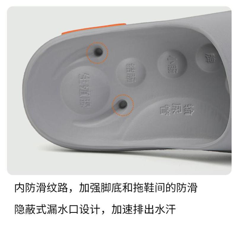 艾永健艾草止滑拖鞋走路就能按摩油渍湿滑轻松驾驭