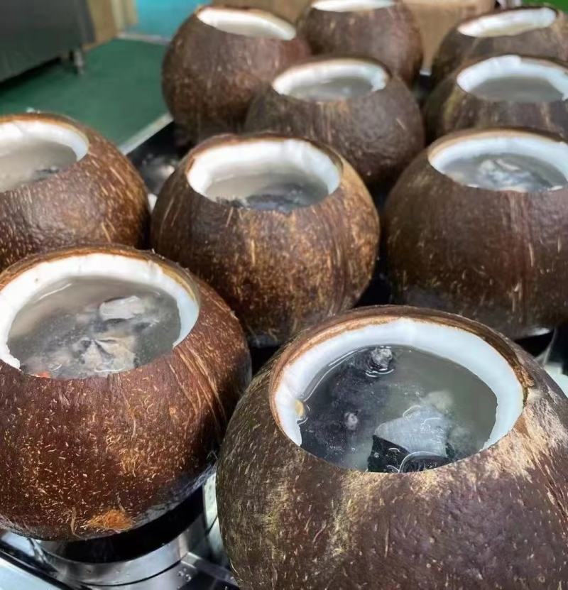 海南三亚奶椰王适合清补凉椰子鸡店煲汤椰子冻