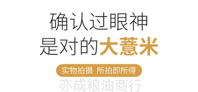 大薏仁批发高原苡仁米杂粮新货大颗粒薏仁米