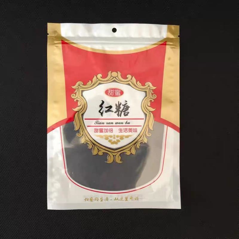 精制红糖包装袋冰糖包装袋白糖包装袋通用现货自封自立拉链袋