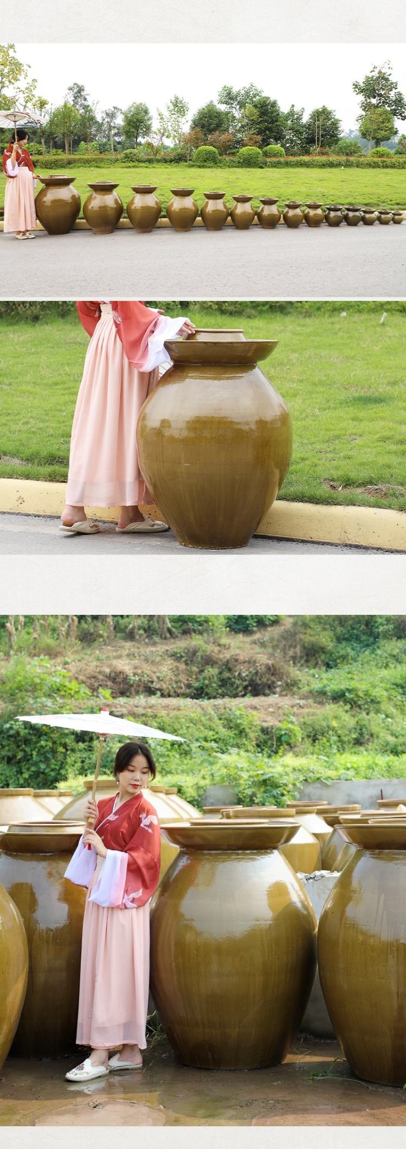 商用四川泡菜坛子土陶老式瓦罐陶瓷家用咸菜缸大号腌菜酸菜专