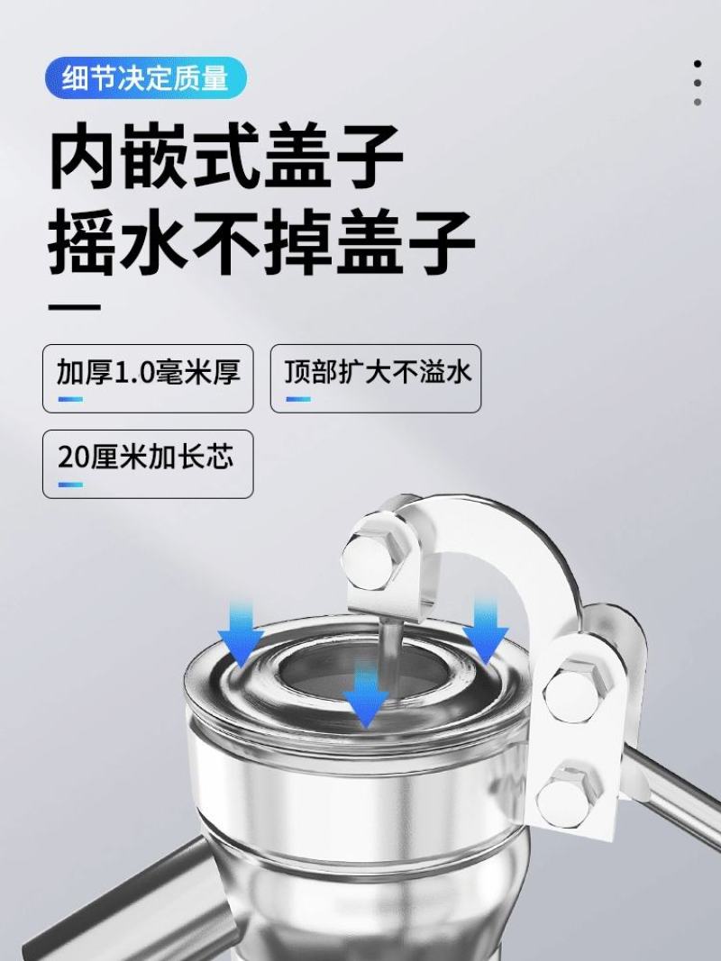 不锈钢摇水泵家用手动压水井摇井头手压泵吸水器抽水泵农村打