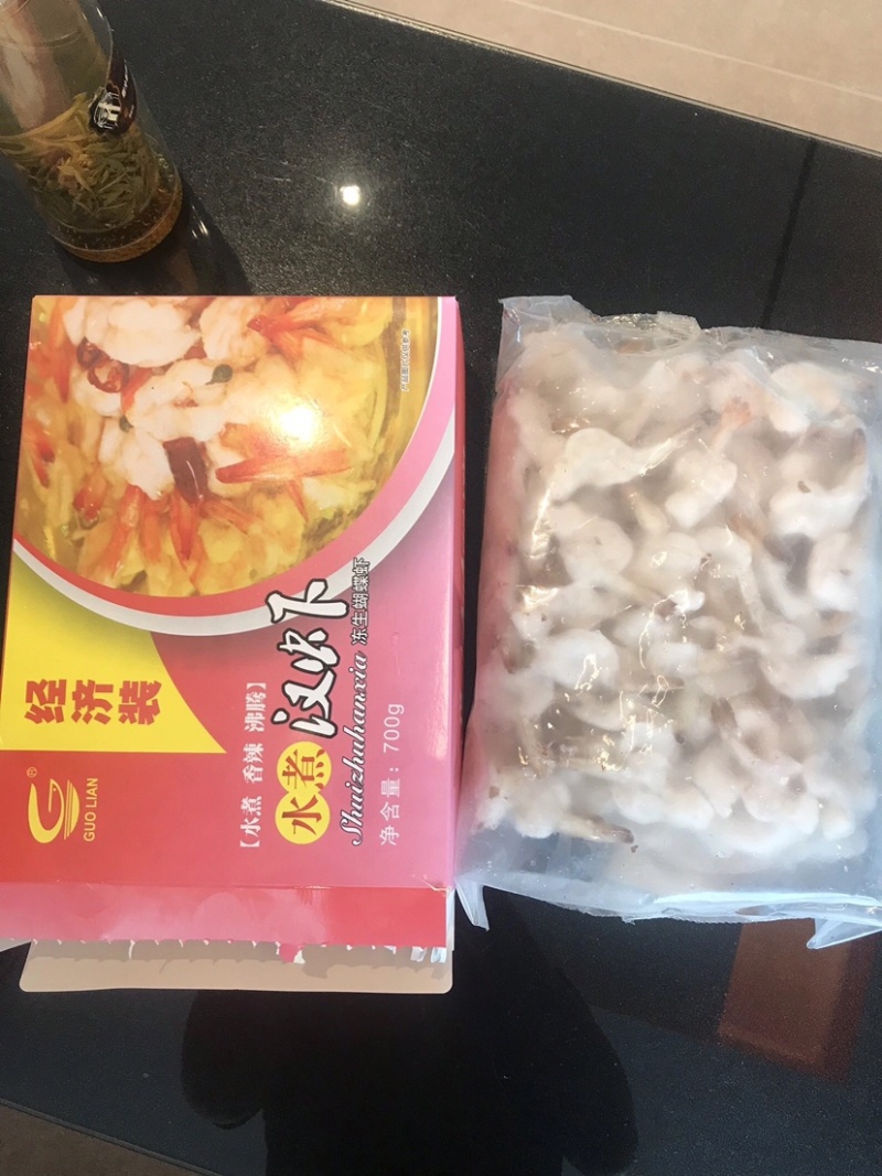 国联经济装水煮汗虾冻蝴蝶虾开背虾