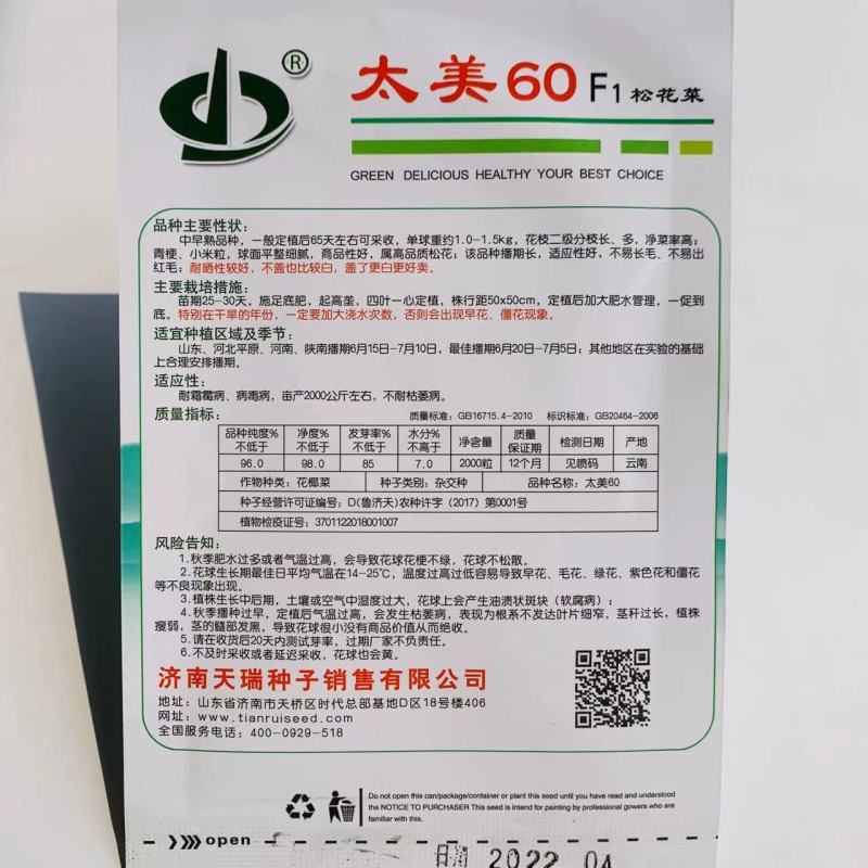 不盖也白盖了更白松花菜种子太美60青梗松花菜种子小米粒